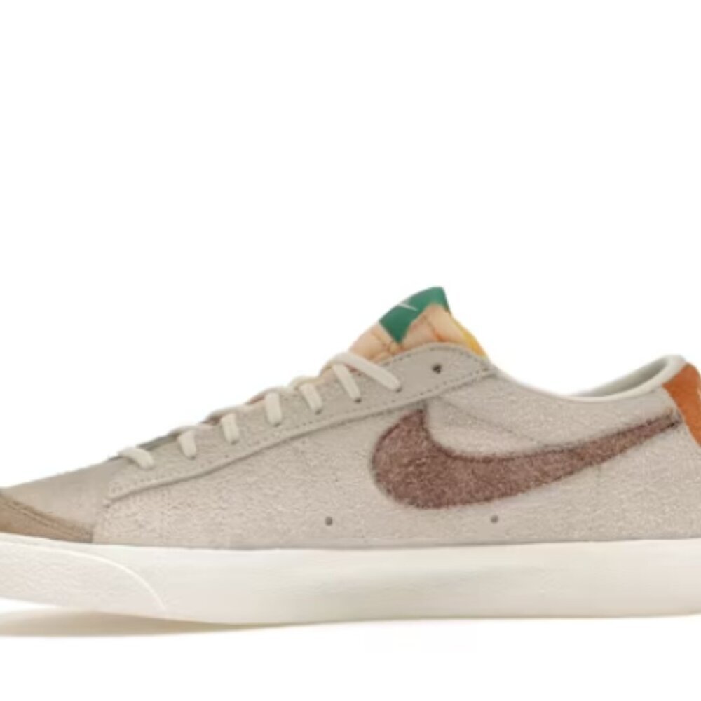 Nike Blazer Low '77 Premium Sneakers Coconut Milk Multicolor Limited Editions - Picture 2 of 11